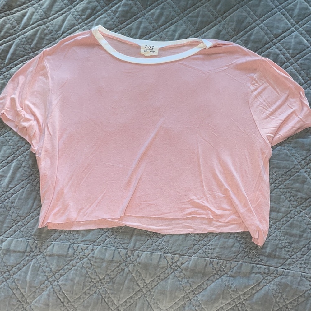 BLUSH PINK CROP TOP